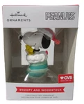Hallmark Ornaments Peanuts Snoopy & Woodstock New Packaging Cvs Exclusive. Fixed Price $12.50.