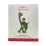 2016 Hallmark Keepsake Disney Pixar The Good Dinosaur Arlo And Spot Ornament. Fixed Price $62.99.