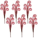 6 Pcs Christmas Tree About 11.81 X 5.51 0.39 Inches, Red And White. Fixed Price $27.99.