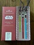 Hallmark 2018 Star Wars Lightsaber Ornament Set. Fixed Price $31.49.