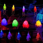 Led String Light Ghost/skeleton/gauze Skull Fairy Festival Home Yard Decor. Fixed Price $19.31.