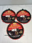Outdoor Holiday Christmas 10" Decoshape Light Ball Frame 3 Pack New. Fixed Price $38.96.
