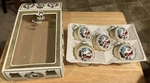 Vintage Box Of 5 Krebs & Sohn W. Germany Ornaments Horse/sleigh Picture Nice!. Fixed Price $15.00.