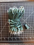 December Home Christmas Lights One Set Of Clear With Green Wire. Fixed Price $9.99.