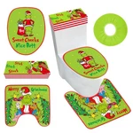 Funny Christmas Toilet Seat Cover Set 4PCS White Elephant Bathroom Decor. Fixed Price $15.43.