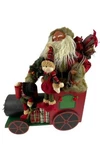 Atico International Santa Train Christmas Figurine 20.25" Holiday Decor. Fixed Price $80.24.