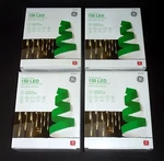 (4) Ge Energy Smart 150 Warm White Led Plug-in Christmas / Wedding Icicle Lights. Fixed Price $159.92.
