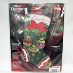 Bucilla Felt Stocking Applique Kit Jeweled Ornaments Maria Stanziani 84949 New. Fixed Price $59.99.