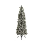 Home Heritage 7FT Anson Slim Artificial Christmas Tree Pre-lit With Floc. Fixed Price $375.65.