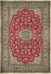 6X10' Red Wool & Silk Perssiaan Nain Rug 73908. Fixed Price $1925.00.