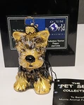 Joy To The World Yorkshire Terrier Pup Dog Polish Glass Ornament Nib Originalbox. Fixed Price $57.55.