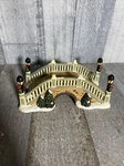 Enchanted Forest Stone Bridge Christmas Village Lamp Posts. Fixed Price $20.00.