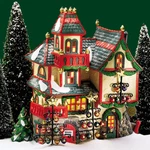 Department 56-NORTH Pole- Glass Ornament Works 56396. Fixed Price $126.00.