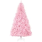 Homcom 7' Pink Wide Christmas Tree With Auto Open Design. Fixed Price $66.50.