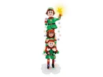 6.5 Ft Light Up Christmas Elf Stack Decoration Led Animated Yard Display W Sound. Fixed Price $369.99.