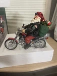 Ksa Leader Of The Pack With Light Santa Motorcycle Christmas. Fixed Price $14.99.