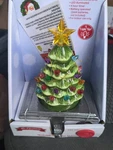 Mr. Christmas Led Light Up Nostalgic Ceramic Tree Stocking Holder 4 Hour Timer. Fixed Price $48.00.