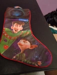 New Arthur Christmas Holiday Stocking With & Elf Bryony. Fixed Price $5.60.