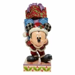 Jim Shore Disney 'here Comes Old St. Mick' Mickey With Presents 6008978. Fixed Price $70.00.