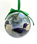 Loon Christmas Ornament Cape Shore Ball Lake Rustic Camp Cabin Lodge New 2.5". Fixed Price $29.99.