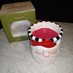 Seasonal Elements Holiday Illuminator Santa Claus Ceramic Crock Candle New Box. Fixed Price $19.99.