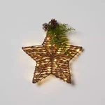 Led Hanging Metal Star Faux Greenery Christmas Novelty Scupture Light Wondershop. Fixed Price $9.75.