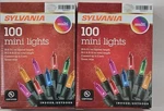 Lot Of Sylvania Mini Lights Christmas String Multicolor 20 Ft 100 Count Each. Fixed Price $28.99.