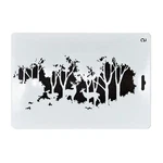 Obuy Christmas Tree And Deer Diy Craft Hollow 6.88 X 10.23 Inches, White. Fixed Price $15.93.