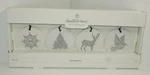 Hearth With Magnolia Porcelain Ornaments Christmas Snowflake Reindeer. Fixed Price $22.49.