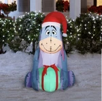 Disney Eeyore 3.5 Christmas Airblown Inflatable Led Light Up Winnie The Pooh. Fixed Price $39.99.