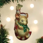 Old World Christmas Mouse Blown Glass Ornament 12637. Fixed Price $19.88.