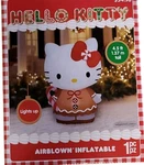 2024 Gemmy 4.5 Lighted Gingerbread Hello Kitty Sanrio Christmas Inflatable. Fixed Price $78.00.