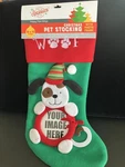 Dog Christmas Stocking Holds Picture Of Your Best Friend. Adorable- New!!. Fixed Price $15.95.