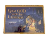 What God Wants For Christmas Interactive Kid-friendly Nativity Familylife 2005. Fixed Price $65.99.