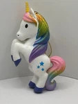 Ksa Inc Unicorn Tree Ornament Rearing Up Has 3 Blue Stars On Hind. Fixed Price $6.00.