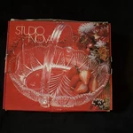 Studio Nova Starry Night Basket W/handle Xmas 10.5" Oval Glass WY258/524 Nib. Fixed Price $5.99.