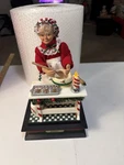 Holiday Home Music Box Mrs Claus. Fixed Price $25.00.
