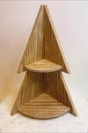 Target Bullseye's Wooden Christmas Tree Corner Shelf Display Decor 12 Stand. Fixed Price $14.89.