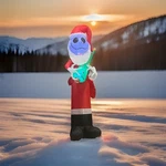 Nightmare Before Christmas Santa Jack Skellington Inflatable Tree 5.5 Ft #114796. Fixed Price $36.39.