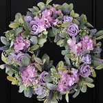 Cir Oases Artificial Spring Wreath For Front Door 22 Inch, Greenery Lamb's Le.... Fixed Price $46.27.