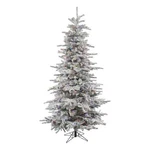 Vickerman 78" Sierra Fir Slim Multi-color Led Artificial Christmas Tree In White. Fixed Price $331.74.