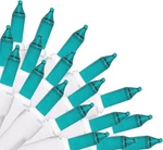 Brite Star 100 Count Mini String Christmas Lights, Teal - 22 Feet Indoor/outdoor. Fixed Price $14.12.