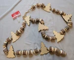 Ashland Wood Christmas Tree Garland 6 Feet Decorative Accents Holiday Decoration. Fixed Price $14.99.