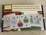 Hand Made Modern Embroidered Holiday Christmas Cards Craft Kit - New. Fixed Price $15.99.