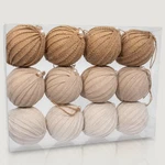 12PCS Neutral Christmas Ornaments Balls Set, 3.15" Jute Burlap & Fabric Hangi.... Fixed Price $38.99.