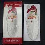 Fitz And Floyd Snack Therapy Santa Claus Serving Plate & Christmas Wall Hanging. Fixed Price $19.99.