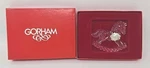 Gorham Holiday Rocking Horse Ornament Heavy Cut Crystal Box U261. Fixed Price $19.99.