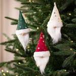 Northlight Santa Hat Gnome With Stars Clip-on Christmas Ornaments 6" Set Of. Fixed Price $15.49.