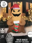 Nightmare Before Christmas Boogie Inflatable 5' Gemmy 2023 New Nib. Fixed Price $44.99.