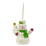 Flash Sale Radiant Treasures Illuminated 3-INCH Snowman Christmas Ornament. Fixed Price $12.99.